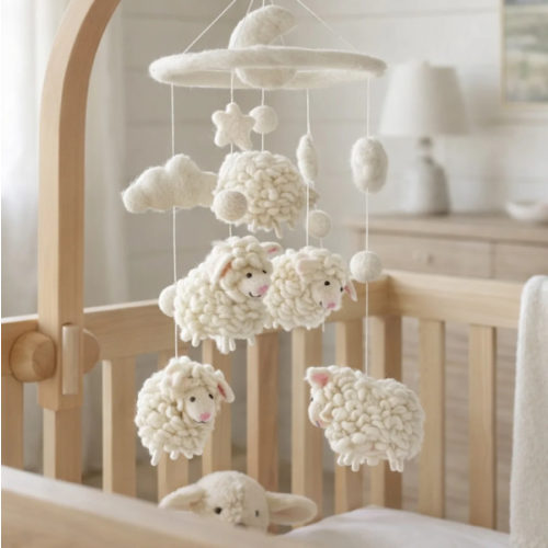Mobile pour bébé - Mouton - Ganapati