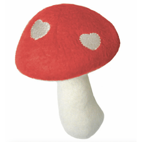 Mushroom Rattle - Red