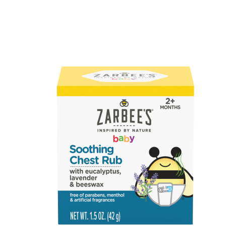 Zarbee's Baby Soothing Chest Rub, Eucalyptus, Lavender, 1.5 oz HSA/FSA Eligible