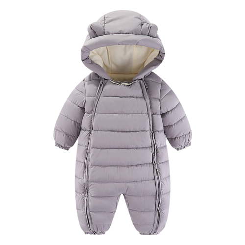 Kogui Toddler Girl Winter Snowsuit Toddler Snowsuit Cute Baby Bear Suit Winter Coat Warm Hooded Jumpsuit for Boys Girls Size 3 6 Months (Dark Gray,3-6 Months)