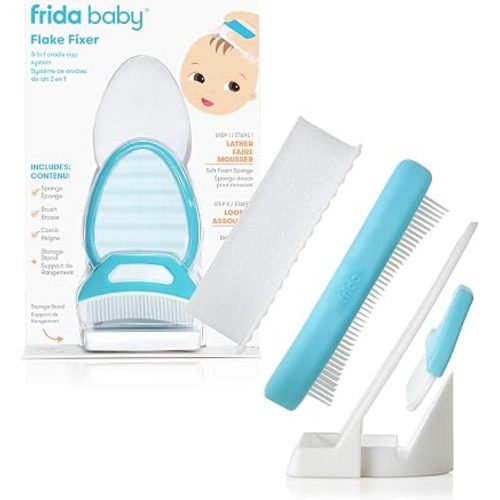 Frida Baby DermaFrida 3-Step Cradle Cap System & Cradle Cap Treatment Kit
