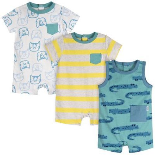 Onesies Brand Baby Boys' 3-Pack Rompers