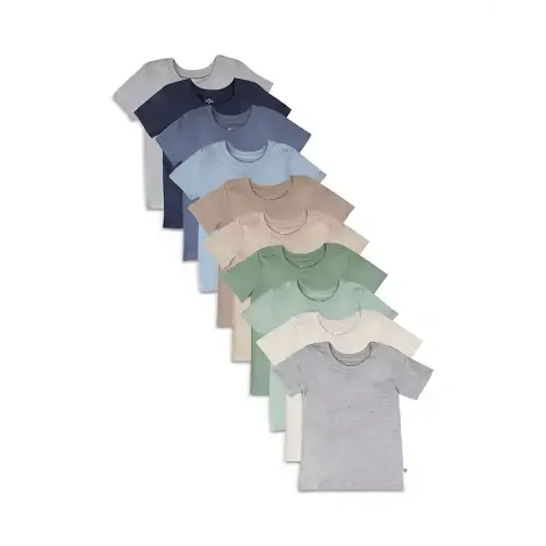 Boys' Short Sleeve Tees, Pack of 10 - Baby