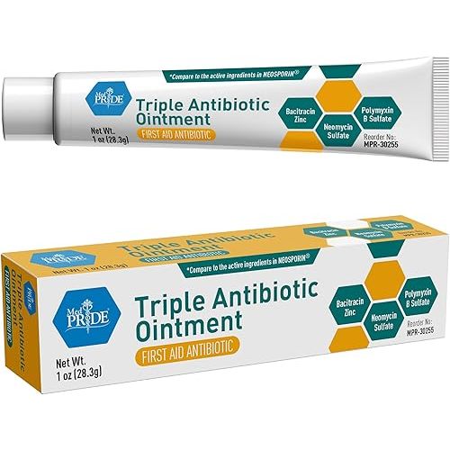 MedPride, Triple Antibiotic- (1 oz Tube Box of 1)