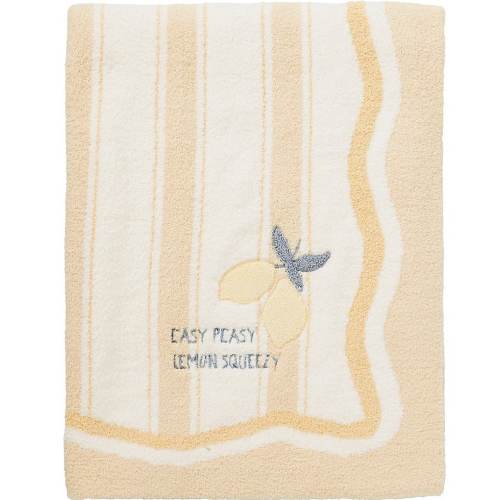 Barefoot Dreams CozyChic® Lemon Stroller Blanket
