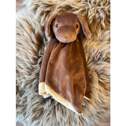 BROWN CUDDLE LAB COMFORTER