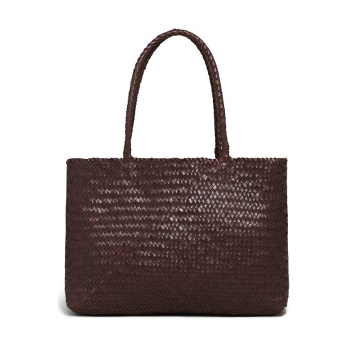 Handwoven Leather Tote