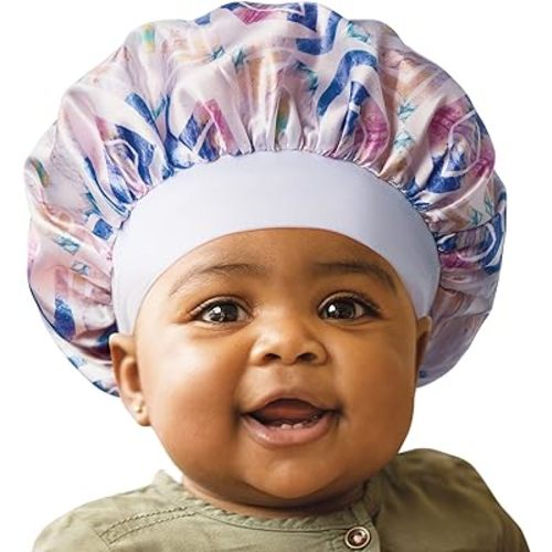 Red by Kiss Baby Satin Bonnet Sleep Caps Hair Wraps Hair Bonnet