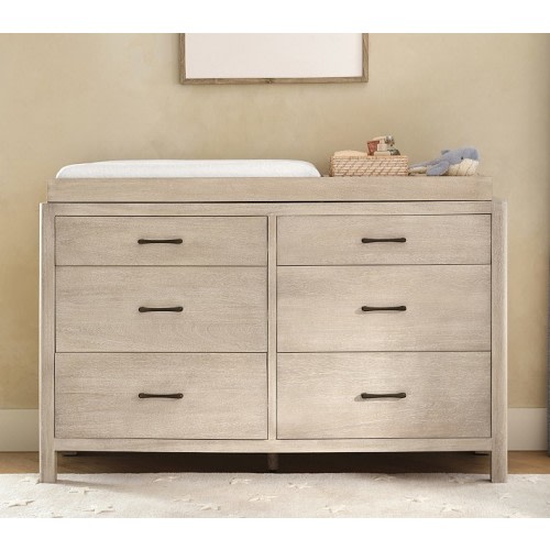 Aptos 6-Drawer Dresser & Topper Set (56w x 19d")