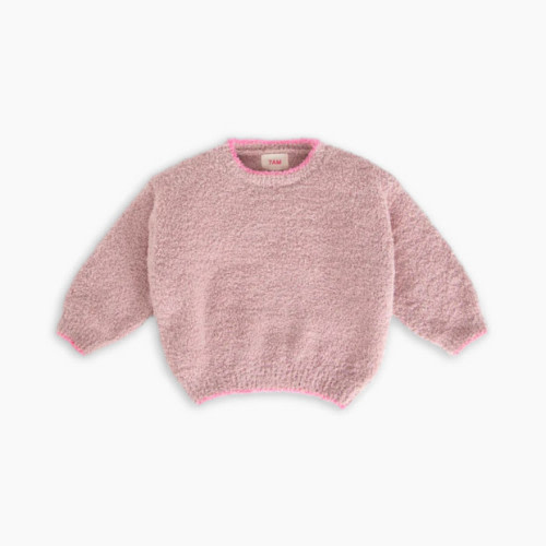 7AM Enfant Sweater - Ash Rose, 9-12 M