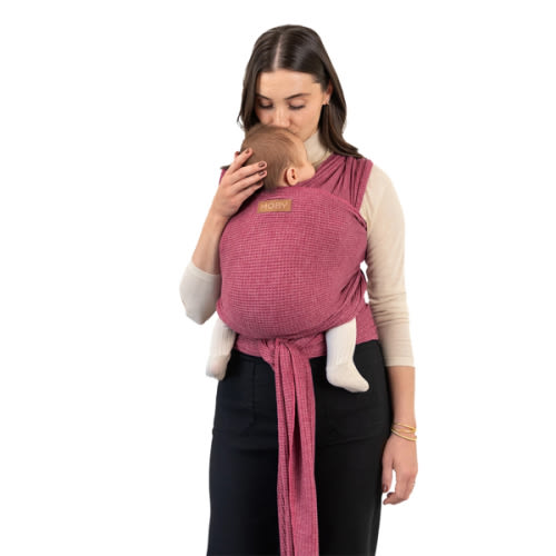 Waffle Knit Wrap - Desert Rose