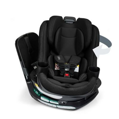 Britax Galaxy 360 Rotating Slim Convertible Car Seat with Swivel Smooth - Raven Black