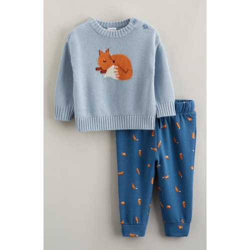 Cozy Motif Sweater & Joggers Set - 18 Mo