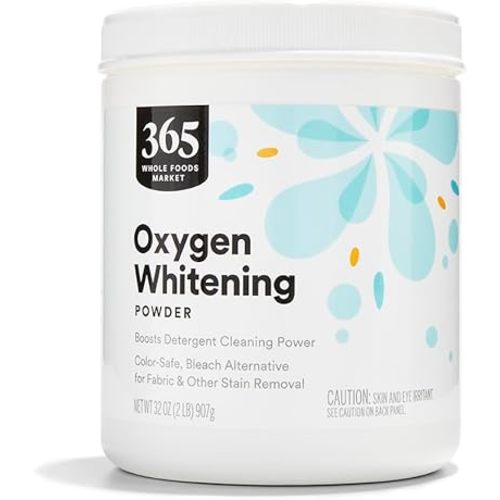365 by Whole Foods Market, Oxygen Whitening Powder, Color-Safe Bleach Alternative, 32 Ounce