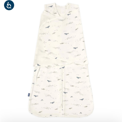 Ocean Life Cotton Swaddle | HALO