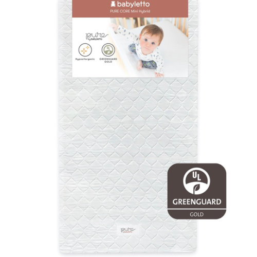 Pure Core Mini Crib Mattress w/ Waterproof Cover – Babyletto
