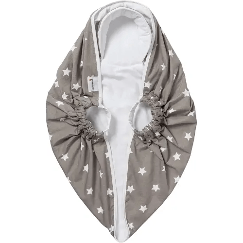 Snuggleundl - USA 5-Point CarSeat-Safe Baby Lift Blanket Insert (Baby Starlight, Bunting w/Handles) Liner Wrap for Baby Boys & Girls 0-12 Months