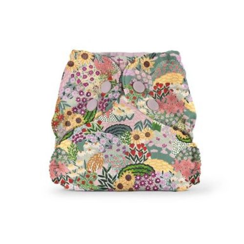 Esembly Cloth Diaper Outer Reusable Diaper Cover & Swim Diaper - Botanic Garden - Size 2