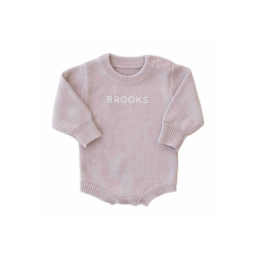 Personalized Printed Knit Sweater Bubble | Solid