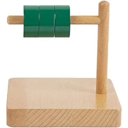 Adena Montessori Discs on Horizontal Dowel Montessori Toys for 12-18 Months Baby