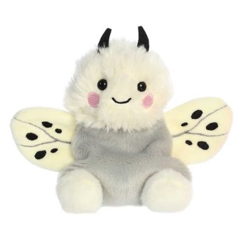 Aurora Mini Astra Moth Palm Pals Adorable Stuffed Animal White 5"