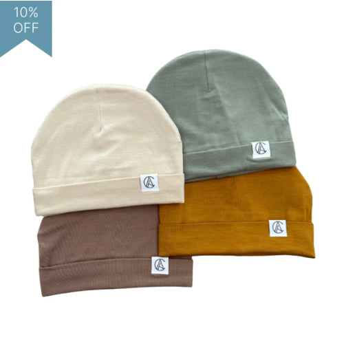 Satin Lined Jersey Beanie Trio Bundle – Aarin & Co.