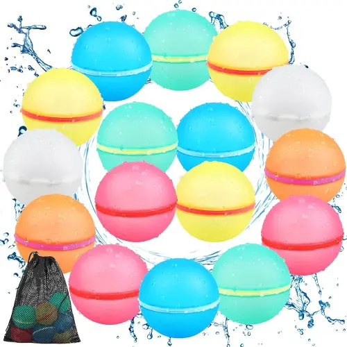 Reusable Water Balloons Refillable Water Bomb,