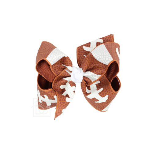 Layered Football Hair Clip Bow – Little Josie's