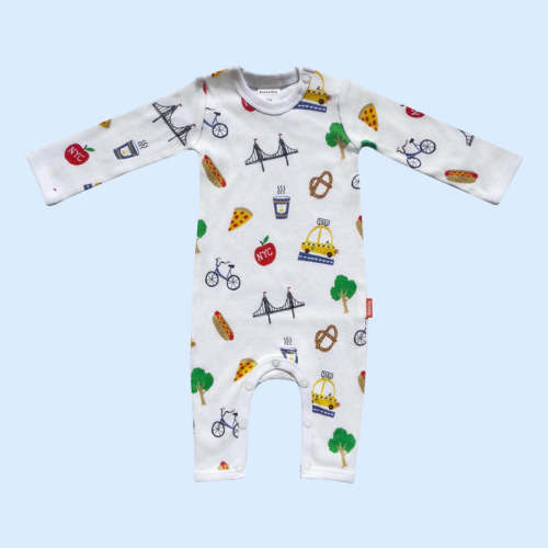 New York Print Romper