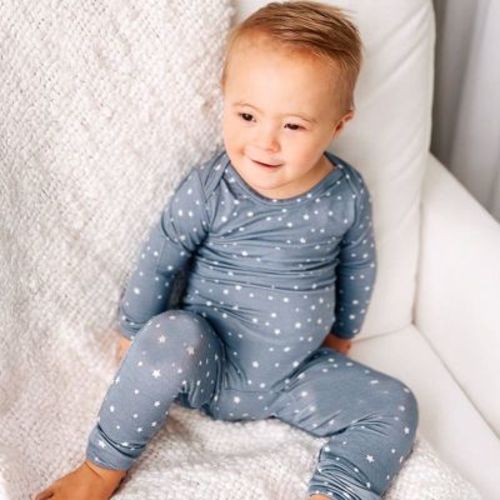günamüna® Baby Bamboo Rayon Sleeper Pajama with DIAPER-ZiP - Shine - 6-9M