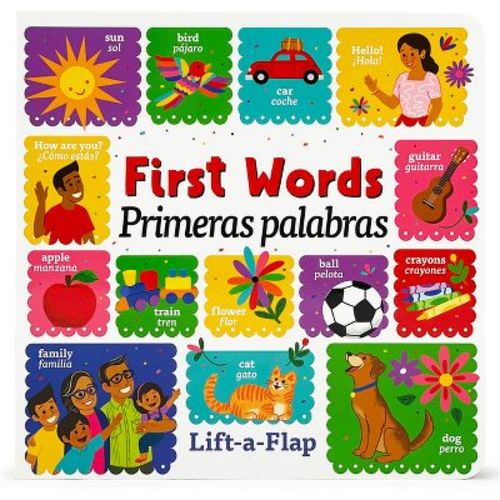 First Words / Primeras Palabras (Bilingual) - by Rosie Pajaro (Board Book)
