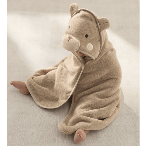 Super Soft Bear Baby Hooded Towel & Washcloth Set