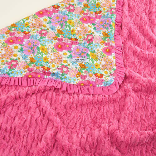 Margie Minky Ruffled Luxette Patoo® Blanket