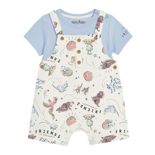 Harry Potter Baby Boy 2 Piece Shortall Set, Sizes 0-24 Months