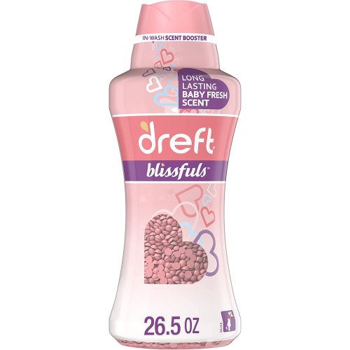 Dreft Blissfuls Laundry Scent Booster Beads for Washer, Baby Fresh Scent, 26.5 oz - 26.5 Ounce (Pack of 1)