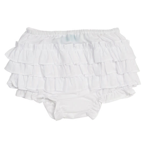 Ruffle Diaper Cover I Feltman Brothers | White | 0-3M