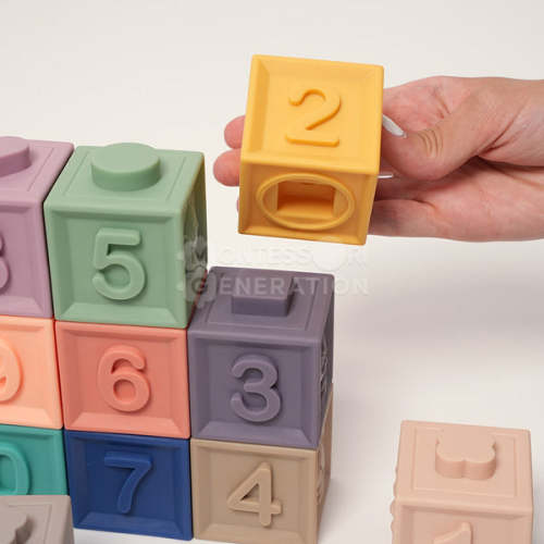 Montessori Squeaky Block Set - For Babies & Toddlers Alike!