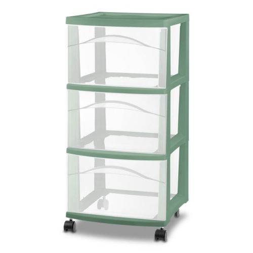 3 Drawer Medium Cart Versatile Green - Brightroom™
