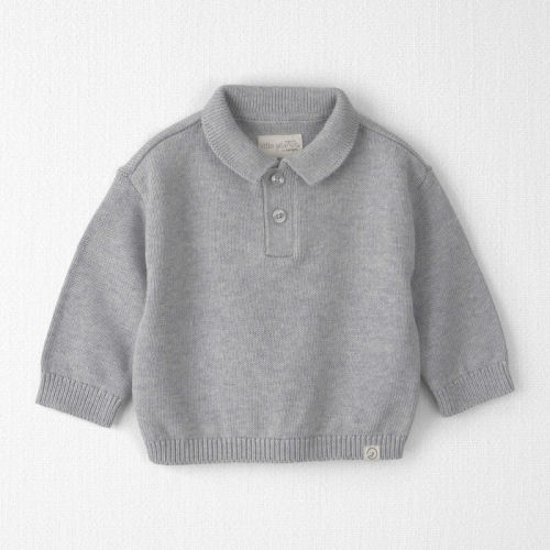 Baby Boy Organic Cotton Sweater Knit Polo | Carter’s Oshkosh Canada