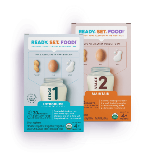 Ready, Set, Food! - Stage 1 + 2 Mix-Ins for Early Allergen Introduction