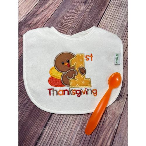 First Thanksgiving Turkey Bib