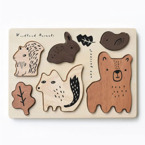 Woodland Wooden Tray Puzzle