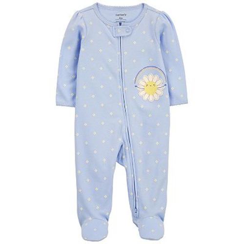 Baby Girl Carter's Polka Dot Zip-Up Sleep & Play