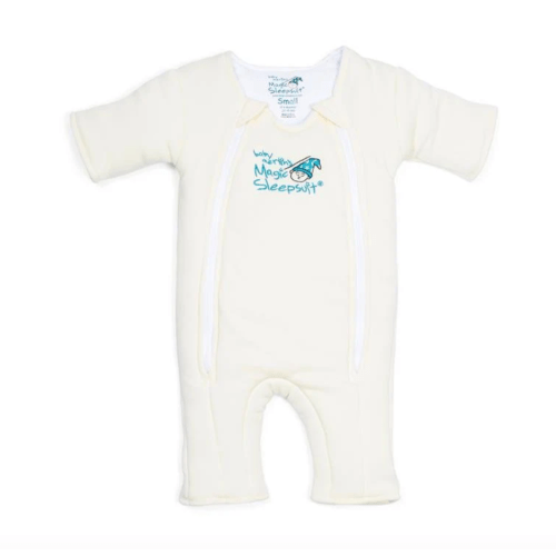 Cream Baby Merlin’s Magic Sleepsuit | Soft 100% Cotton Infant Sleepsuit
