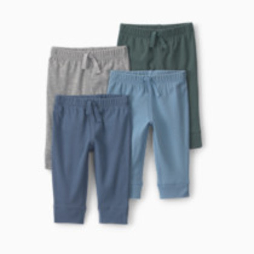 Carter's Pull-On Pants (4 Pack) - Blue/Green, Nb