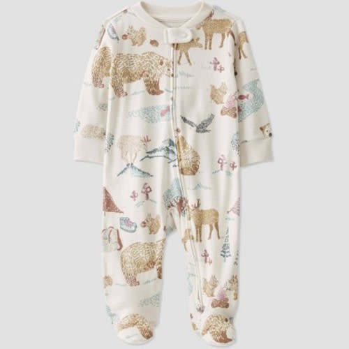 Little Planet by Carter’s Baby Boys' Outdoors Sleep N' Play - Cream, Size: 3M