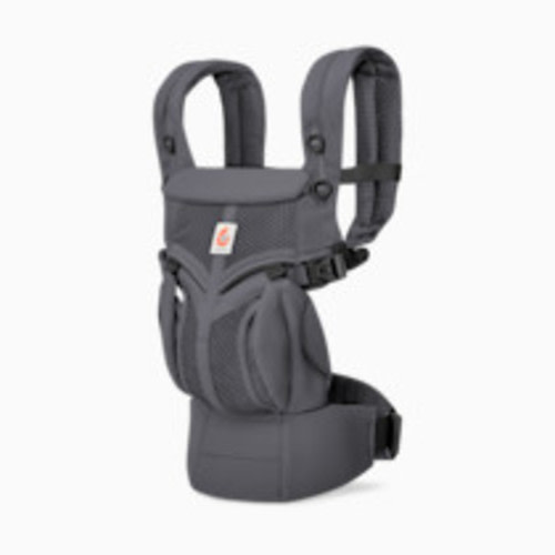 Ergobaby Omni Classic Baby Carrier Newborn to Toddler - Breathable Baby Carriers for Summer - All-Position Carrier with Lumbar Support (7-45 Pounds), Mesh, Charcoal Grey