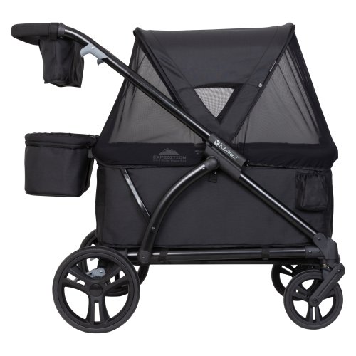 Baby Trend Expedition 2 in 1 Stroller Wagon Plus, Ultra Black