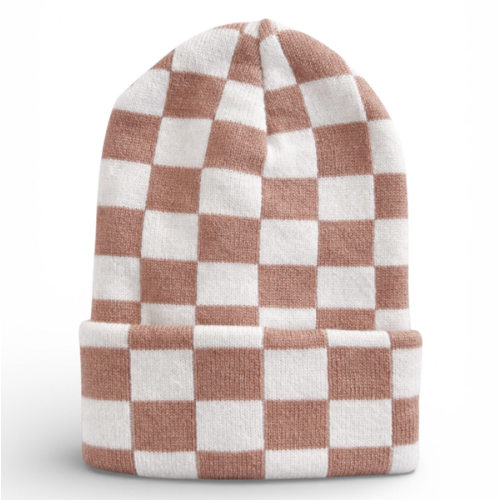 Baby's First Hat®, Tan/Warm White Checkerboard – SpearmintLOVE