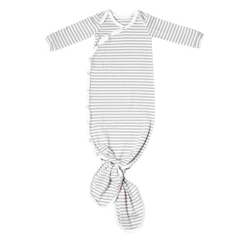 Copper Pearl Baby Gown - Knotted Newborn Sleepers for Baby Boy and Girl, Soft Stretchy Long Sleeve Infant Gowns with Bottom Tie and Hand Mittens, Perfect Hospital Coming Home Outfit (Everest)